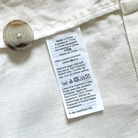 MADEWELL 100% linen blazer jacket - Picture 8 of 14